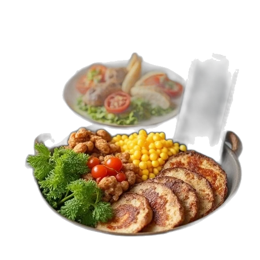 food, 3d render, photorealistic, selection transparent PNG cut-out