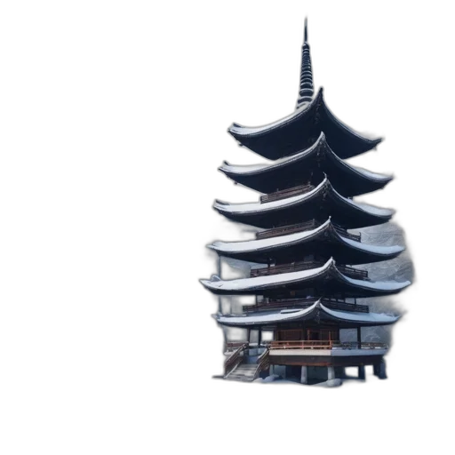 building, dragon, crown, 3d render transparent PNG cut-out