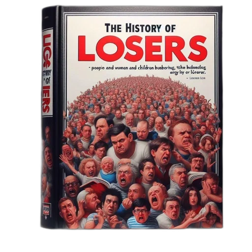 cover, history, losers, book transparent PNG cut-out