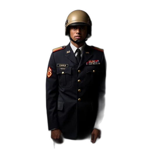 jacket, staff, hat, dress transparent PNG cut-out
