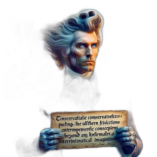 face, concept art, comic book art, fantasy art transparent PNG cut-out
