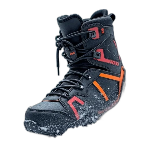 shoes, 3d render, cyberpunk, photo transparent PNG cut-out