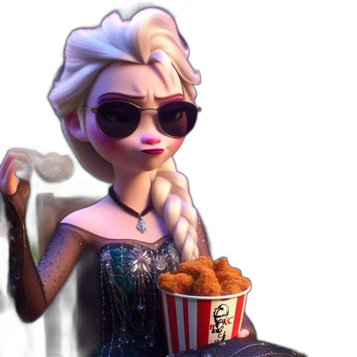 food, crown, robot, dress transparent PNG cut-out