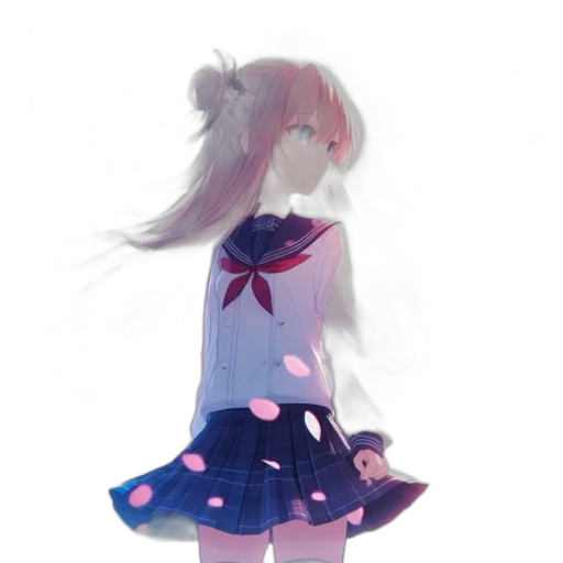 dress, jacket, creature, flower transparent PNG cut-out