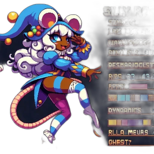 staff, creature, pixel art, concept art transparent PNG cut-out