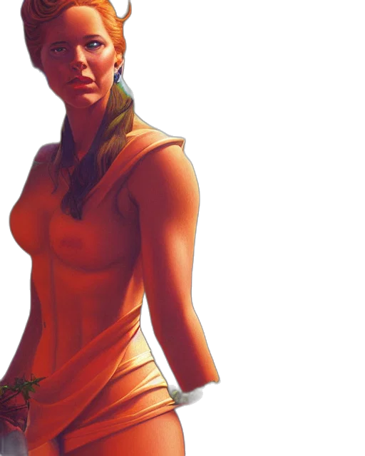 dress, concept art, fantasy art, photorealistic transparent PNG cut-out