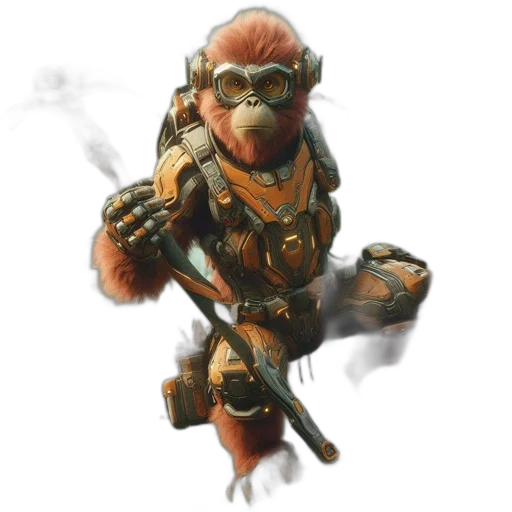 robot, animal, staff, creature transparent PNG cut-out