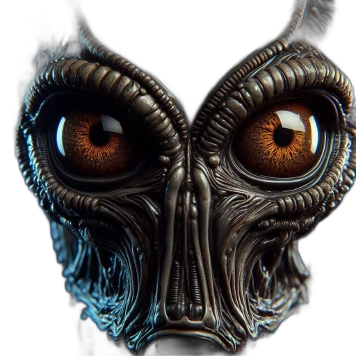 mask, face, creature, robot transparent PNG cut-out
