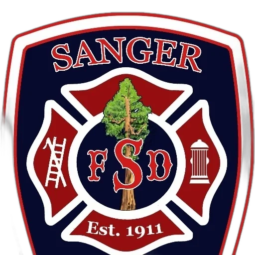 sanger, fire, department, logo transparent PNG cut-out