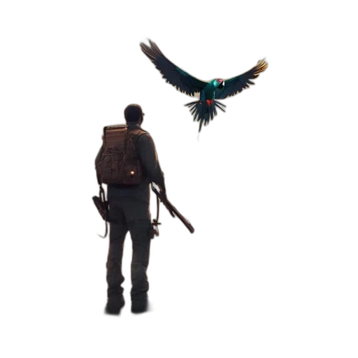 staff, weapon, animal, creature transparent PNG cut-out
