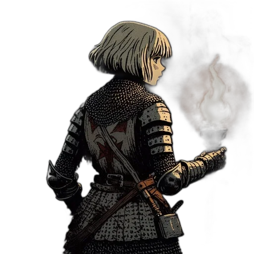 sword, weapon, jacket, staff transparent PNG cut-out