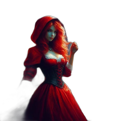 dress, crown, 3d render, concept art transparent PNG cut-out