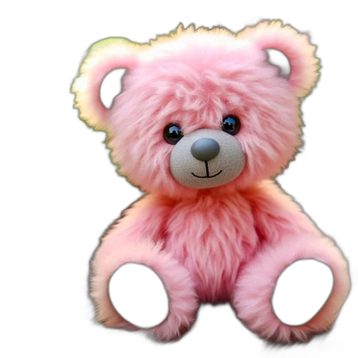 3d render, photorealistic, concept art, pink transparent PNG cut-out