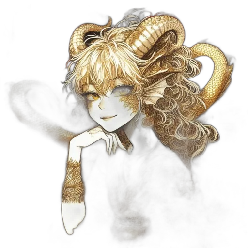 mask, staff, dragon, fantasy art transparent PNG cut-out