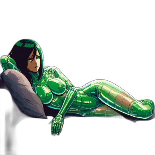 robot, comic book art, concept art, fantasy art transparent PNG cut-out