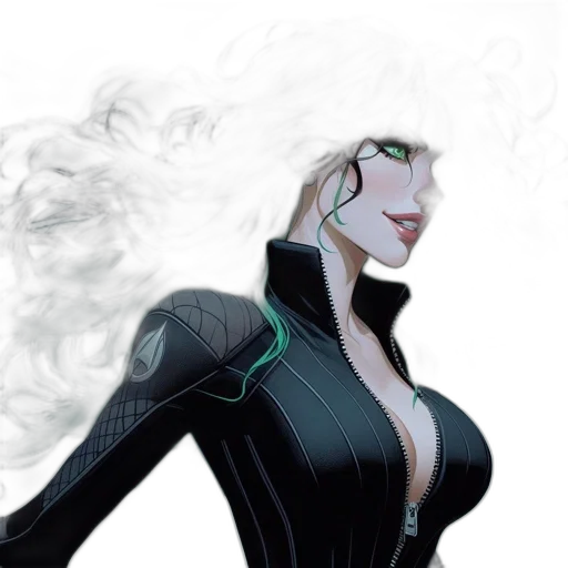 comic book art, concept art, fantasy art, cyberpunk transparent PNG cut-out