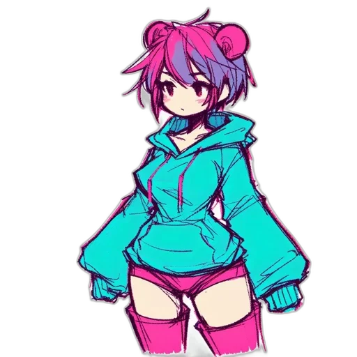 jacket, creature, staff, pixel art transparent PNG cut-out