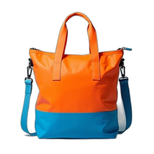 neon, colorful, blue, orange transparent PNG cut-out