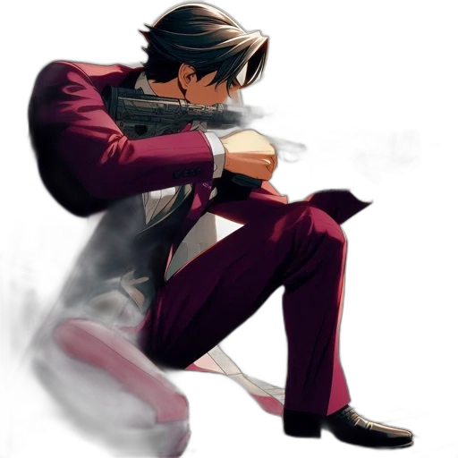 jacket, staff, weapon, sword transparent PNG cut-out