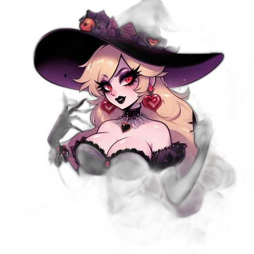 hat, staff, mask, pixel art transparent PNG cut-out