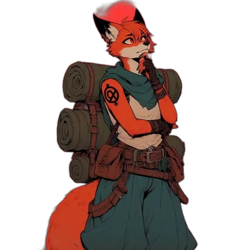staff, weapon, jacket, animal transparent PNG cut-out