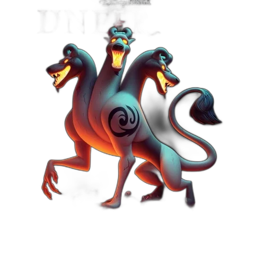dragon, creature, staff, animal transparent PNG cut-out