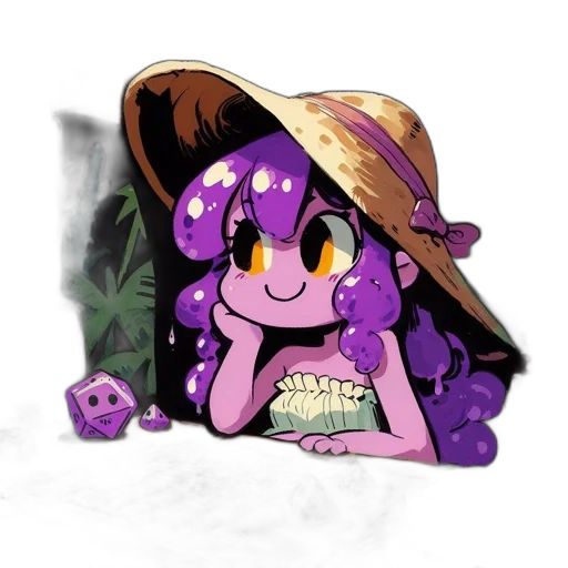 hat, creature, concept art, pixel art transparent PNG cut-out