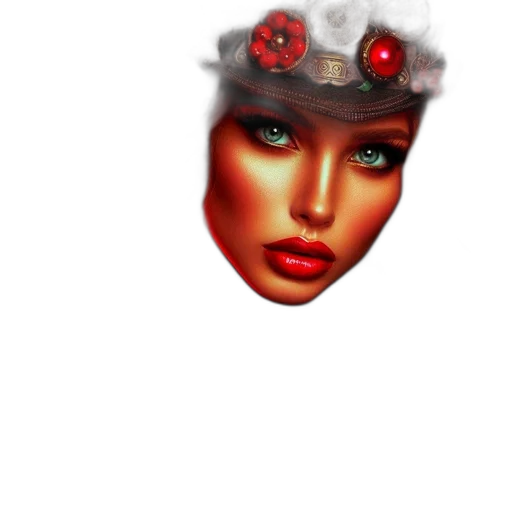 crown, hat, jewelry, face transparent PNG cut-out