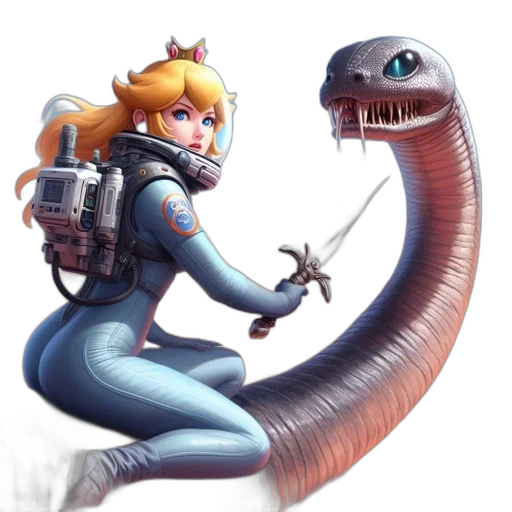 dragon, weapon, staff, creature transparent PNG cut-out