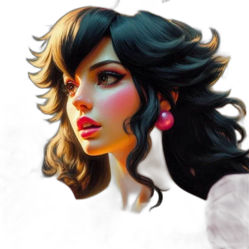 face, photorealistic, fantasy art, concept art transparent PNG cut-out