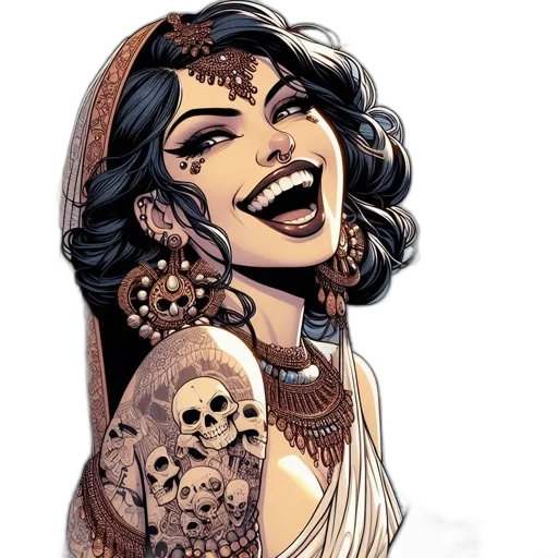 jewelry, comic book art, concept art, fantasy art transparent PNG cut-out