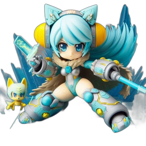 weapon, staff, robot, concept art transparent PNG cut-out