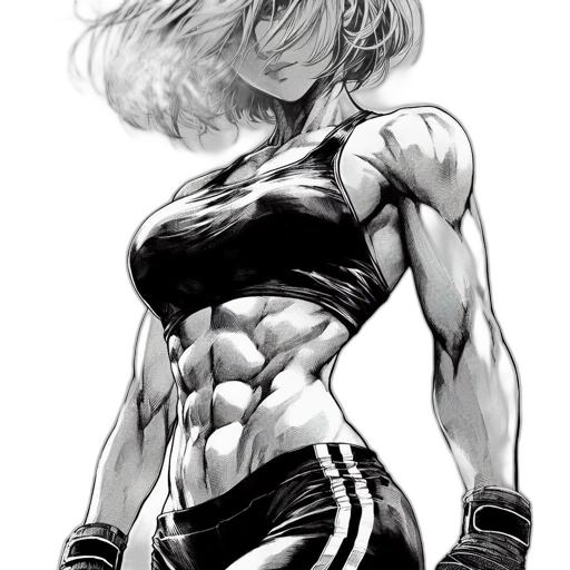 comic book art, concept art, cartoon, pencil sketch transparent PNG cut-out