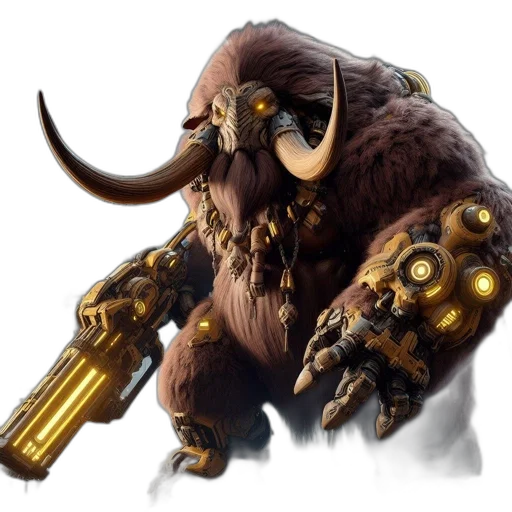 weapon, animal, concept art, fantasy art transparent PNG cut-out