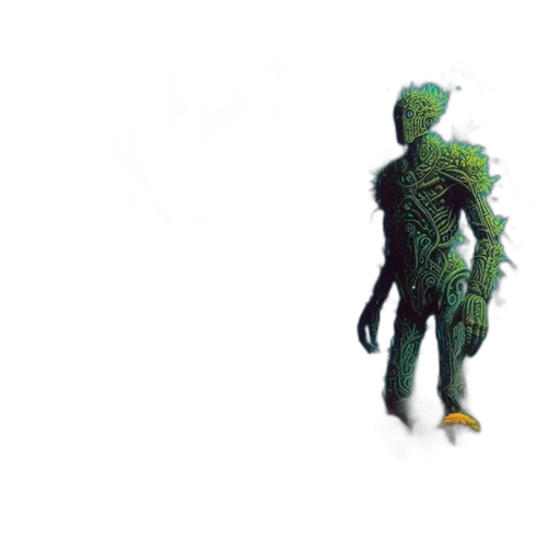 creature, robot, dragon, tree transparent PNG cut-out