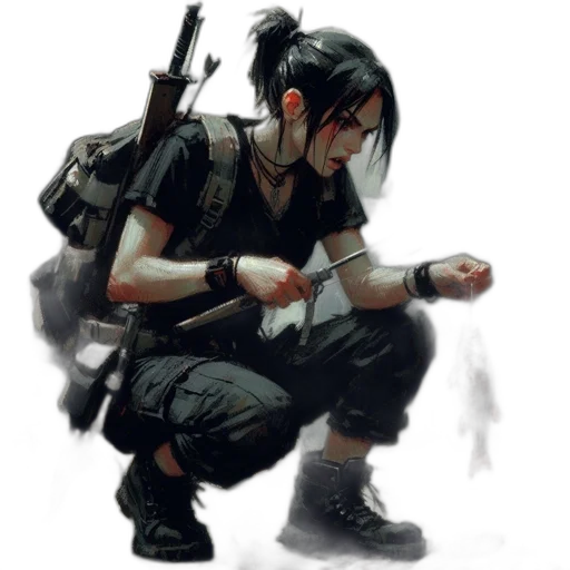 weapon, staff, concept art, cyberpunk transparent PNG cut-out