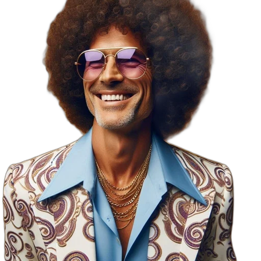 jacket, face, hair, staff transparent PNG cut-out