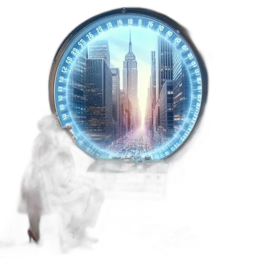 concept art, fantasy art, cyberpunk, 3d render transparent PNG cut-out