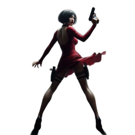 dress, weapon, robot, staff transparent PNG cut-out