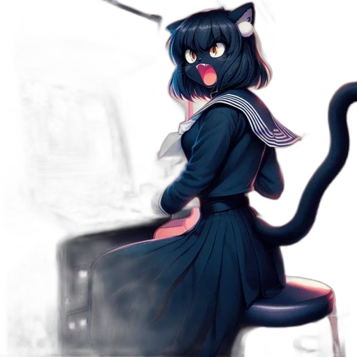 dress, staff, creature, robot transparent PNG cut-out