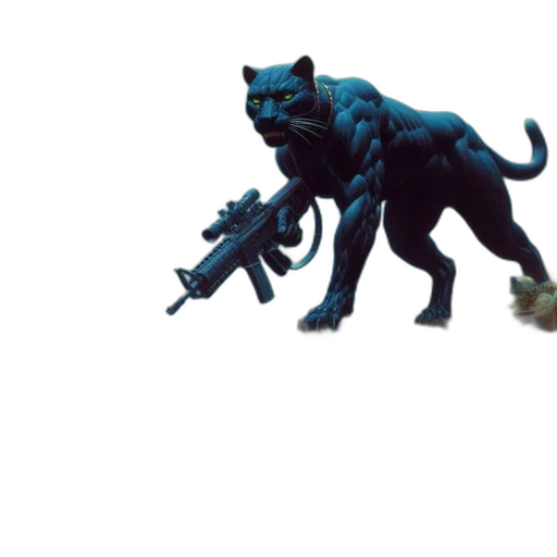 weapon, animal, staff, creature transparent PNG cut-out