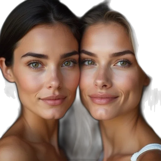 face, mask, jewelry, photorealistic transparent PNG cut-out