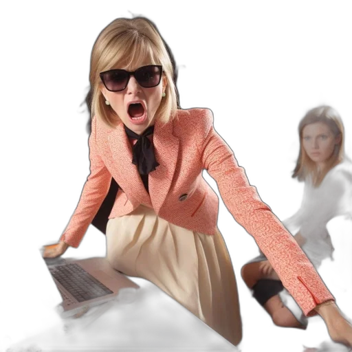 jacket, staff, 3d render, office transparent PNG cut-out