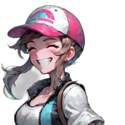 hat, staff, face, weapon transparent PNG cut-out