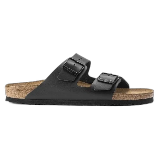 shoes, black, birkenstock, arizona transparent PNG cut-out