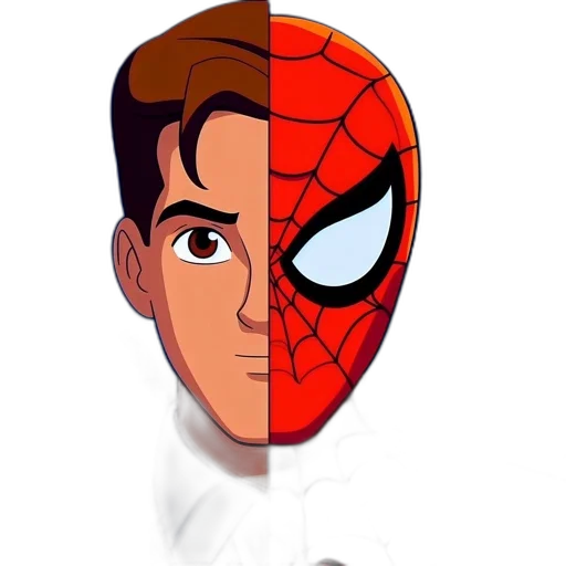 mask, face, comic book art, cartoon transparent PNG cut-out