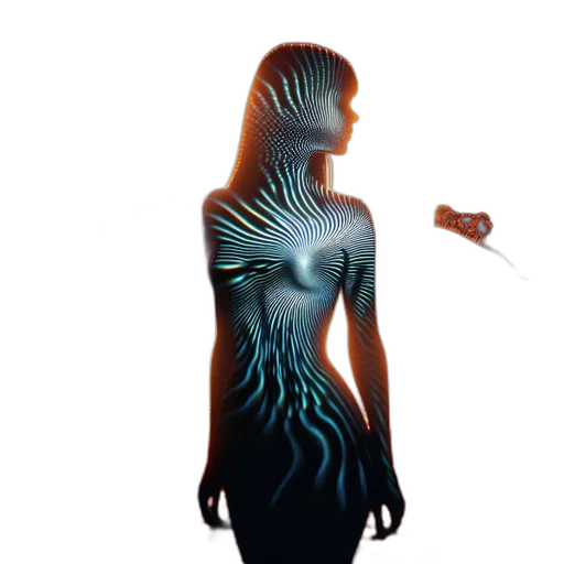 dress, jewelry, creature, hair transparent PNG cut-out