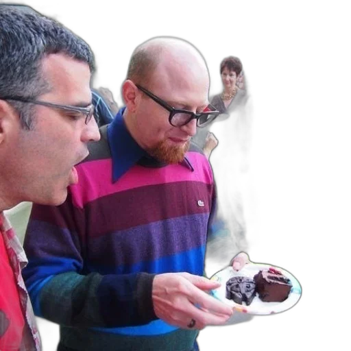 staff, food, jacket, man transparent PNG cut-out