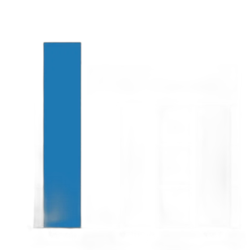 staff, 3d render, blue, bar transparent PNG cut-out