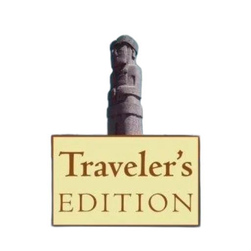 staff, 3d render, traveler, edition transparent PNG cut-out